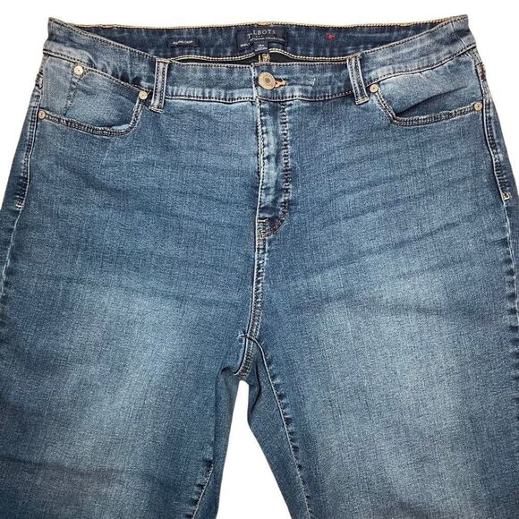 Talbots Simply Flattering Jegging Crop Jeans in Blue Wash Women’s 18W - Picture 3 of 10